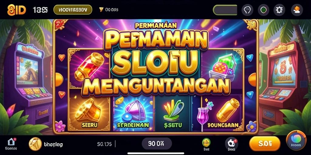 Menampilkan gameplay seru dari aplikasi Slot 8ID.