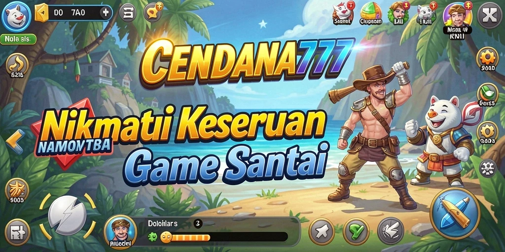Tampilan gameplay seru CENDANA777 yang penuh warna.