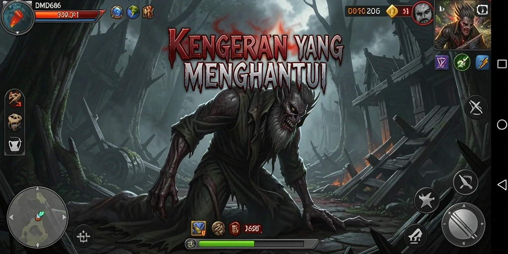 Screenshot DMD686 menampilkan suasana mencekam dari gameplay yang menegangkan.