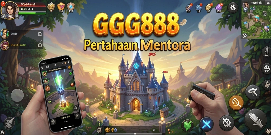 Tampilan gameplay GGG888 dalam mode Tower Defense yang menarik.