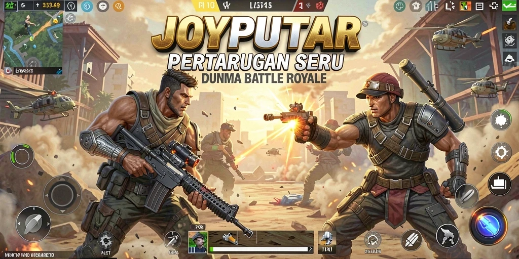 Tampilan gameplay seru JOYPUTAR yang penuh aksi dan strategi.