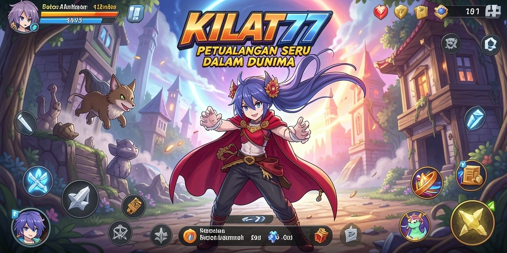 Screenshot KILAT77 menampilkan karakter Anime dalam aksi yang mendebarkan.
