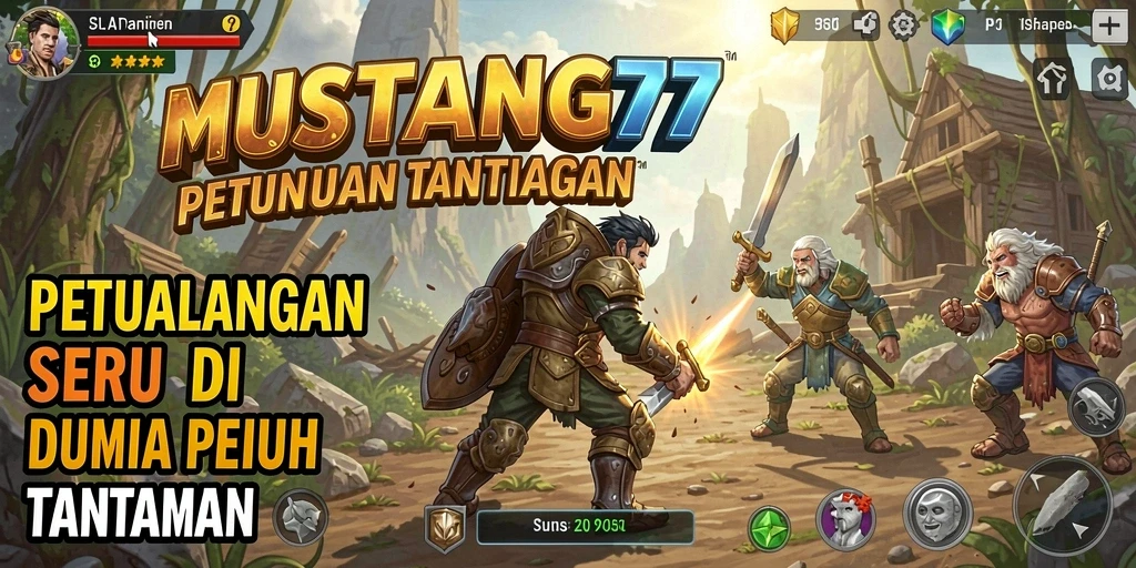 Tangkapan layar gameplay MUSTANG77 yang menampilkan petualangan seru.