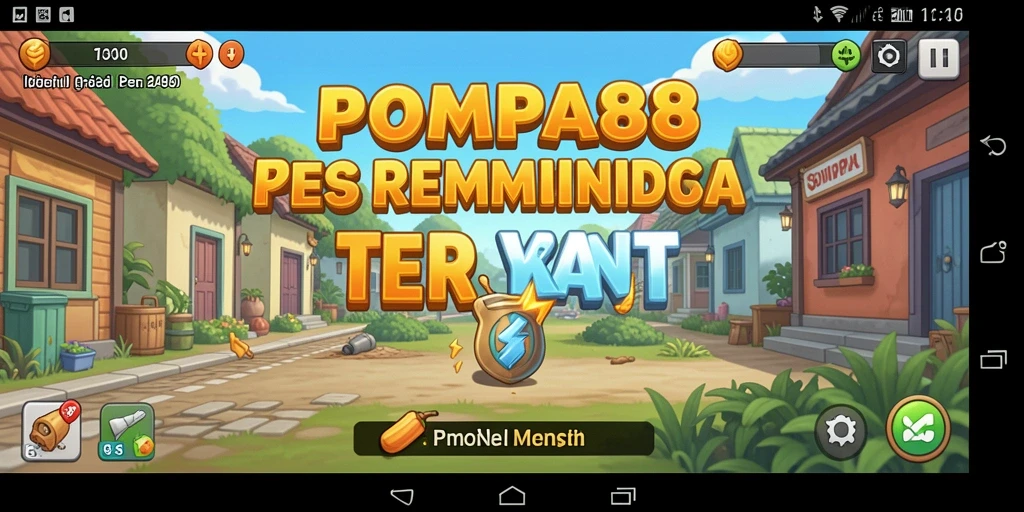 Screenshot utama POMPA88 menampilkan aksi gameplay Idle yang seru.