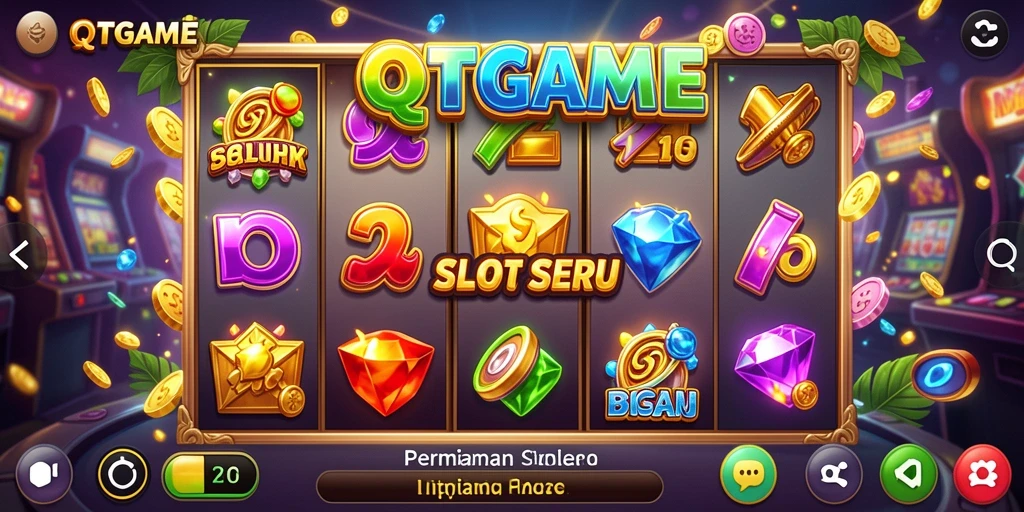 Screenshot gameplay QTGAME yang menampilkan keseruan permainan Slot.