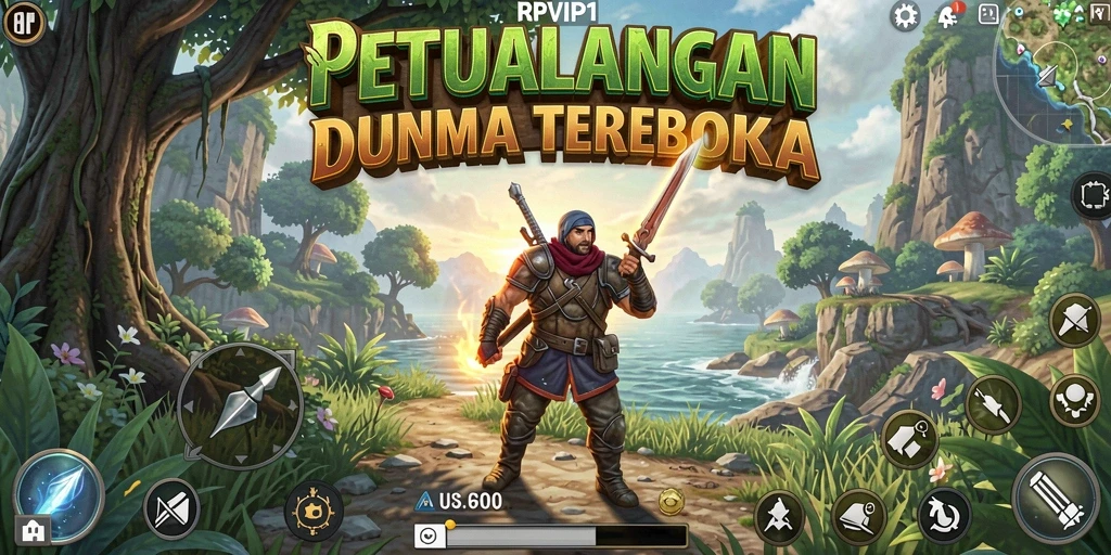Gameplay seru di dunia terbuka RPVIP1.