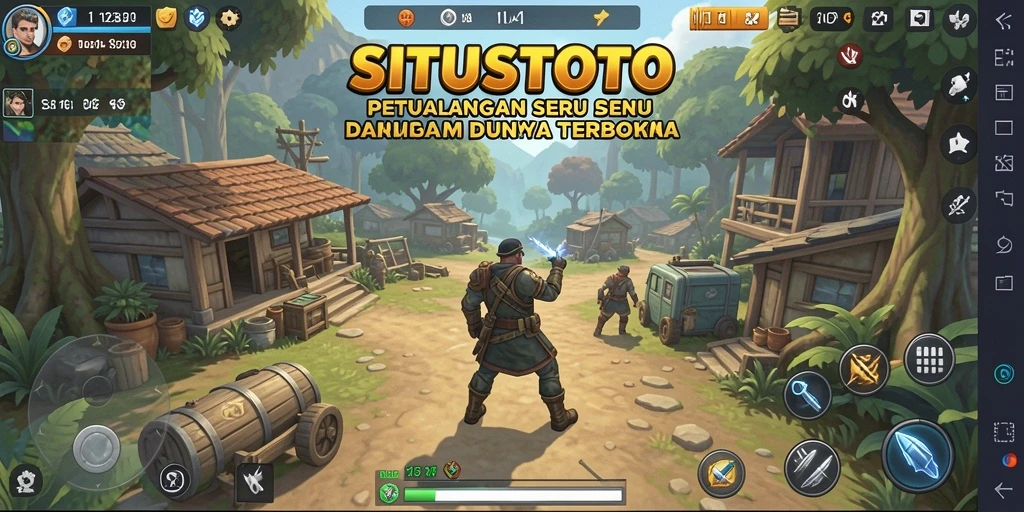 Tampilan gameplay eksplorasi dunia terbuka di SITUSTOTO yang menarik.