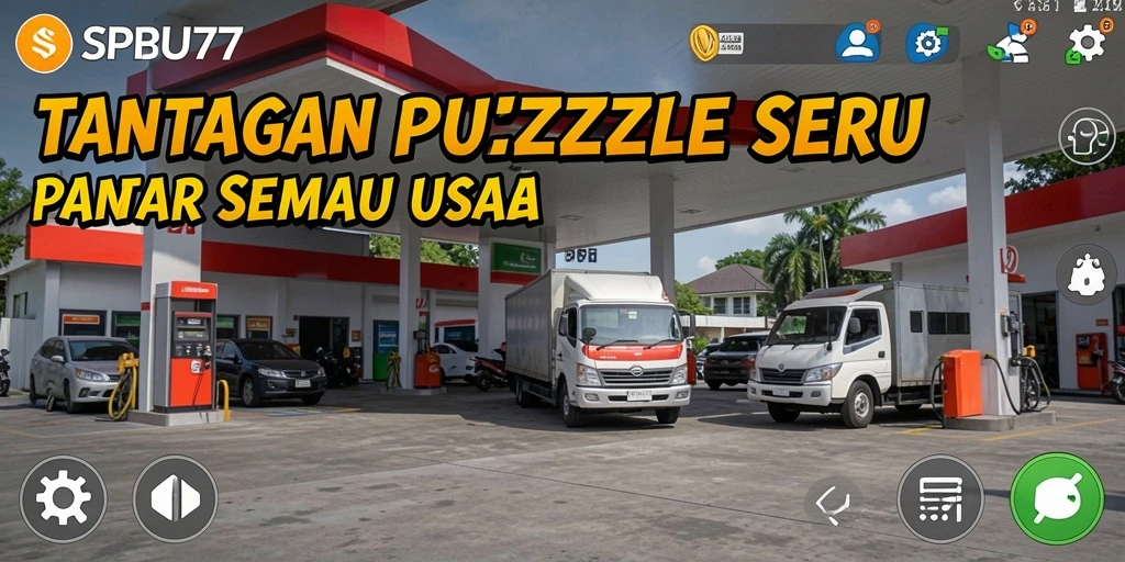 Gameplay menantang penuh warna dari SPBU77 yang memikat pemain.
