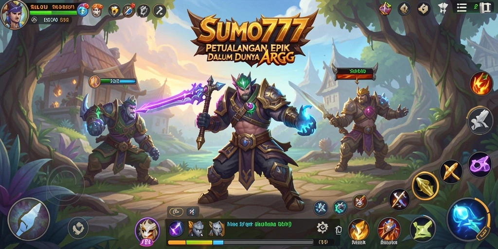 Gameplay SUMO777 yang seru dan mendebarkan.