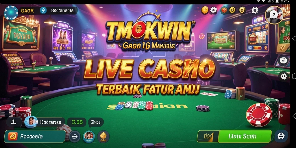 Gameplay menarik dari Live Casino TMOKWIN dengan dealer profesional.