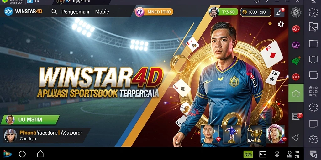 Tampilan menarik dari gameplay Sportsbook di WINSTAR4D.