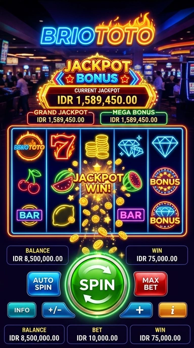 Ilustrasi fitur unggulan dari aplikasi briototo.